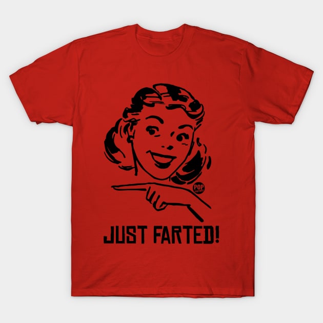 JUST FARTED T-Shirt by toddgoldmanart